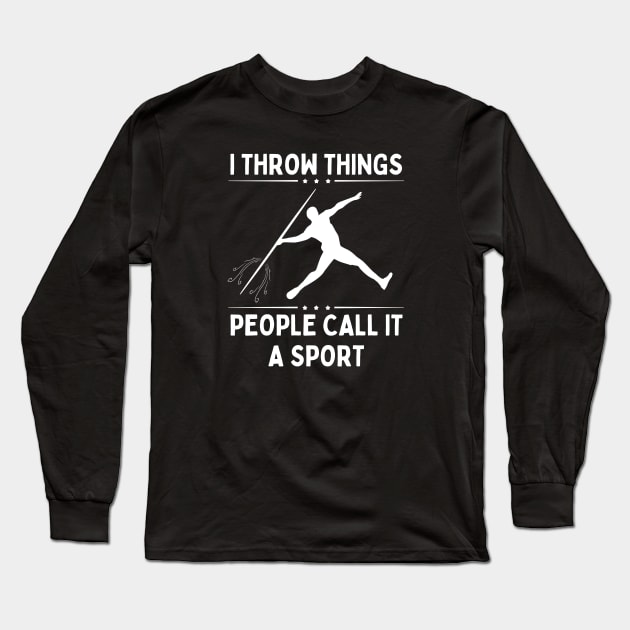 Javelin Long Sleeve T-Shirt by footballomatic